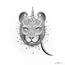 Life line tattoo design idea