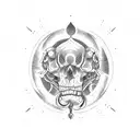 Life line tattoo design idea