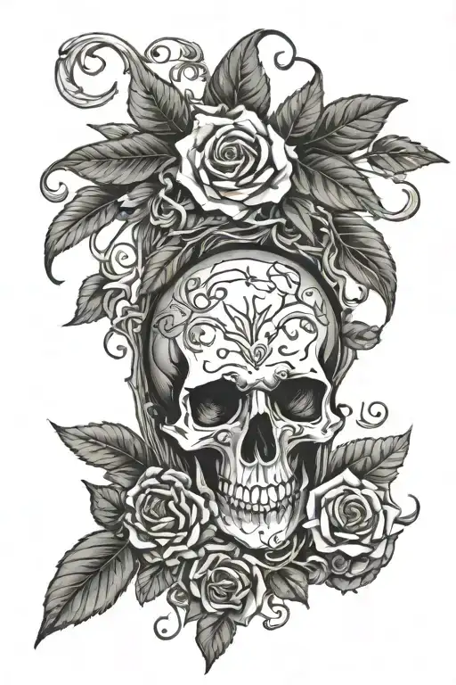 nightshade memento mori memento vivere tattoo design idea