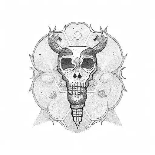 dream with money tattoo design idea