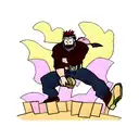 Lumberjack warrior tattoo design idea