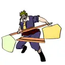 Lumberjack warrior tattoo design idea