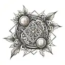Forearm, intelligence, knowledge, with a lot of meaning, Gemini, geometry, resilience, da Vinci, tattoo design idea