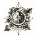 Forearm, intelligence, knowledge, with a lot of meaning, Gemini, geometry, resilience, da Vinci, tattoo design idea