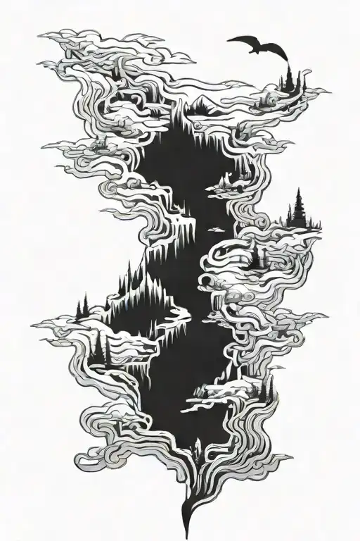 valley of the shadow of death tattoo design idea