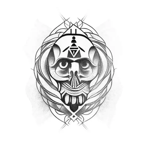 represent wisdom and patience tattoo design idea