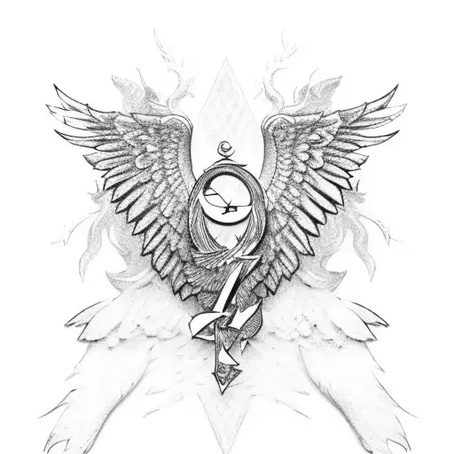 money with wings. tattoo design idea