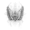 money with wings. tattoo design idea