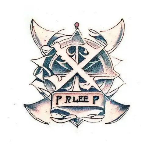 psalm 23:4 tattoo design idea