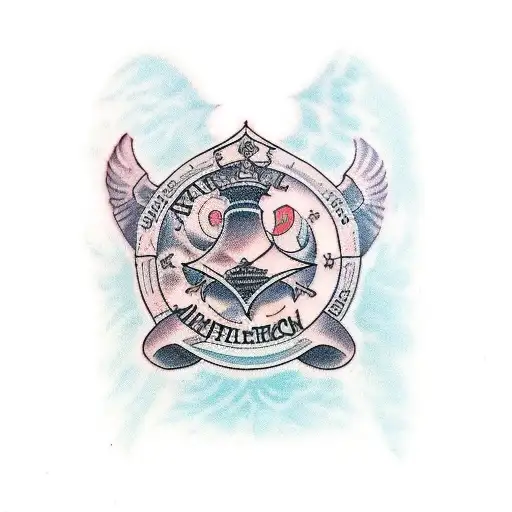 psalm 23:4 tattoo design idea