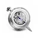 Pocket Watch, clouds, birds tattoo design idea