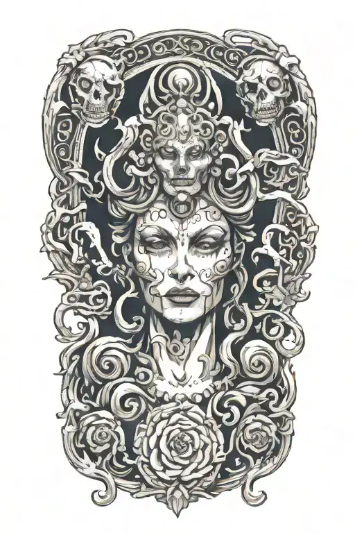 hecate tattoo design idea
