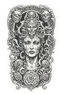 hecate tattoo design idea