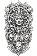 hecate tattoo design idea