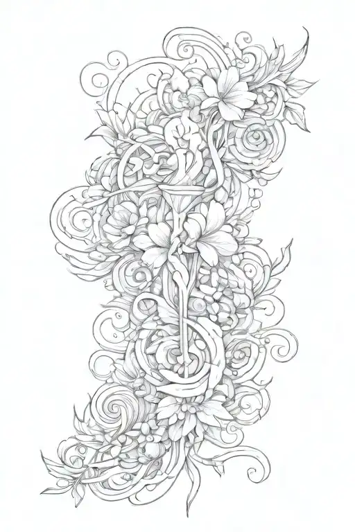 everything happens for a reason tattoo design idea