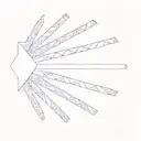 Concha de vieira, with the word "Ultreïa" tattoo design idea