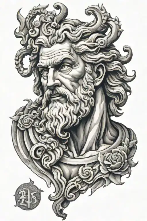 zeus tattoo design idea