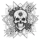 and even death will not separate us tattoo design idea