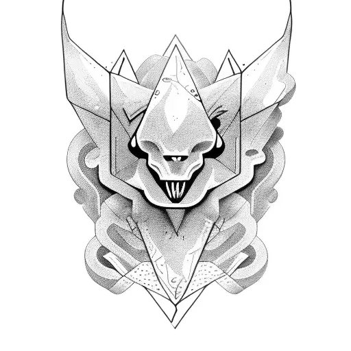 222 in bold  tattoo design idea