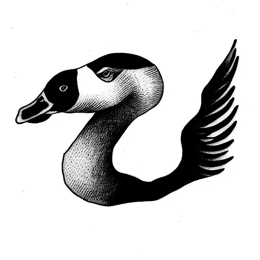 goose  tattoo design idea