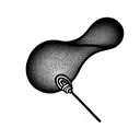 balloon whisk tattoo design idea
