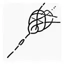 balloon whisk tattoo design idea