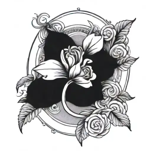 healing and letting go tattoo design idea