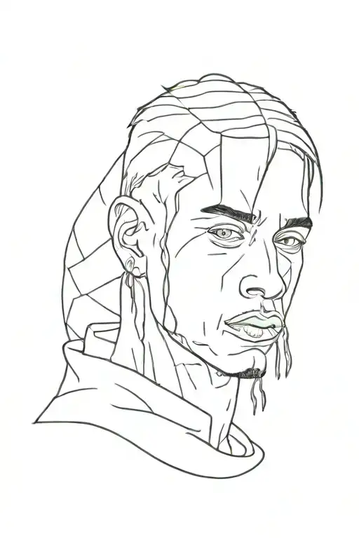 travis scott utopia tattoo design idea