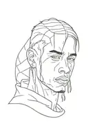 travis scott utopia tattoo design idea