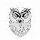 education owl history geography teacher tattoo design idea