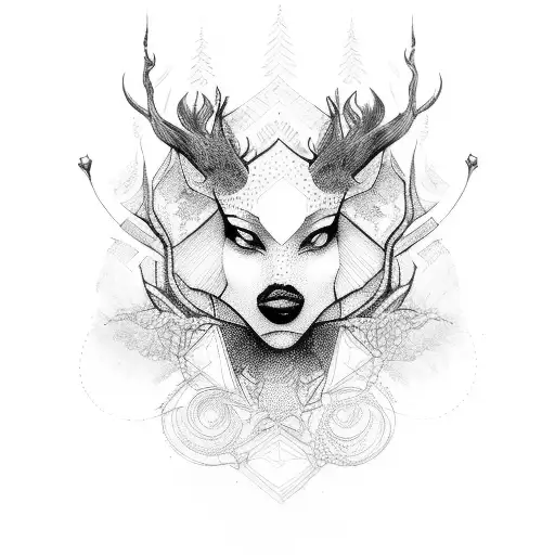 bosque tattoo design idea