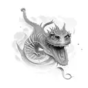 roko's basilisk  tattoo design idea