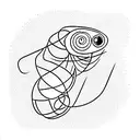 robot basilisk  tattoo design idea