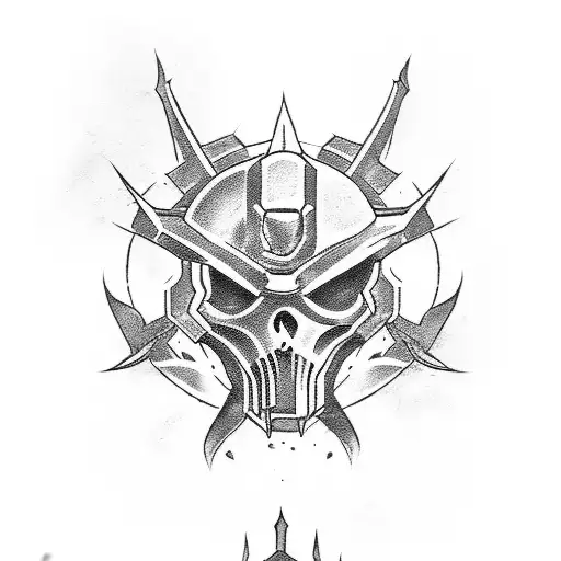 The Doom Slayer tattoo design idea