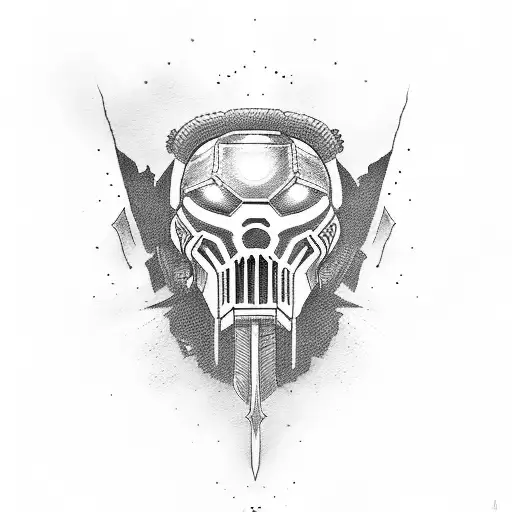 The Doom Slayer tattoo design idea