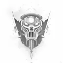 The Doom Slayer tattoo design idea
