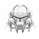 The Doom Slayer tattoo design idea