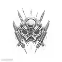 The Doom Slayer tattoo design idea