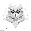 busty ninja babe tattoo design idea