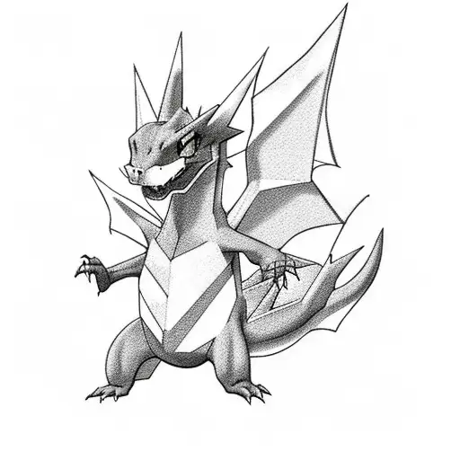 charizard  tattoo design idea