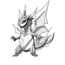 charizard  tattoo design idea