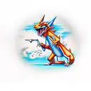 charizard  tattoo design idea