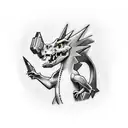 charizard  tattoo design idea