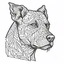 dog tattoo design idea