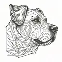 dog tattoo design idea