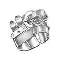 handcuffs tattoo design idea