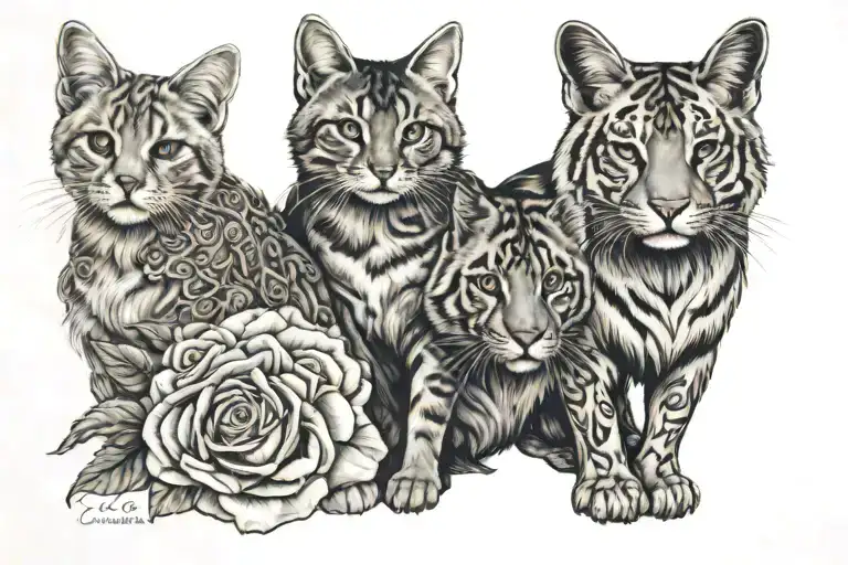 Chloe 9-21-21 Mason 6-14-23 tattoo design idea