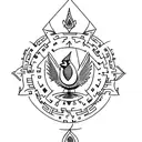 Cardinal virtues of stoicism  tattoo design idea