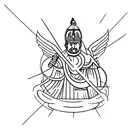 Cardinal virtues of stoicism  tattoo design idea