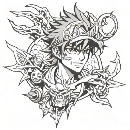 David Martinez from Edgerunner tattoo design idea